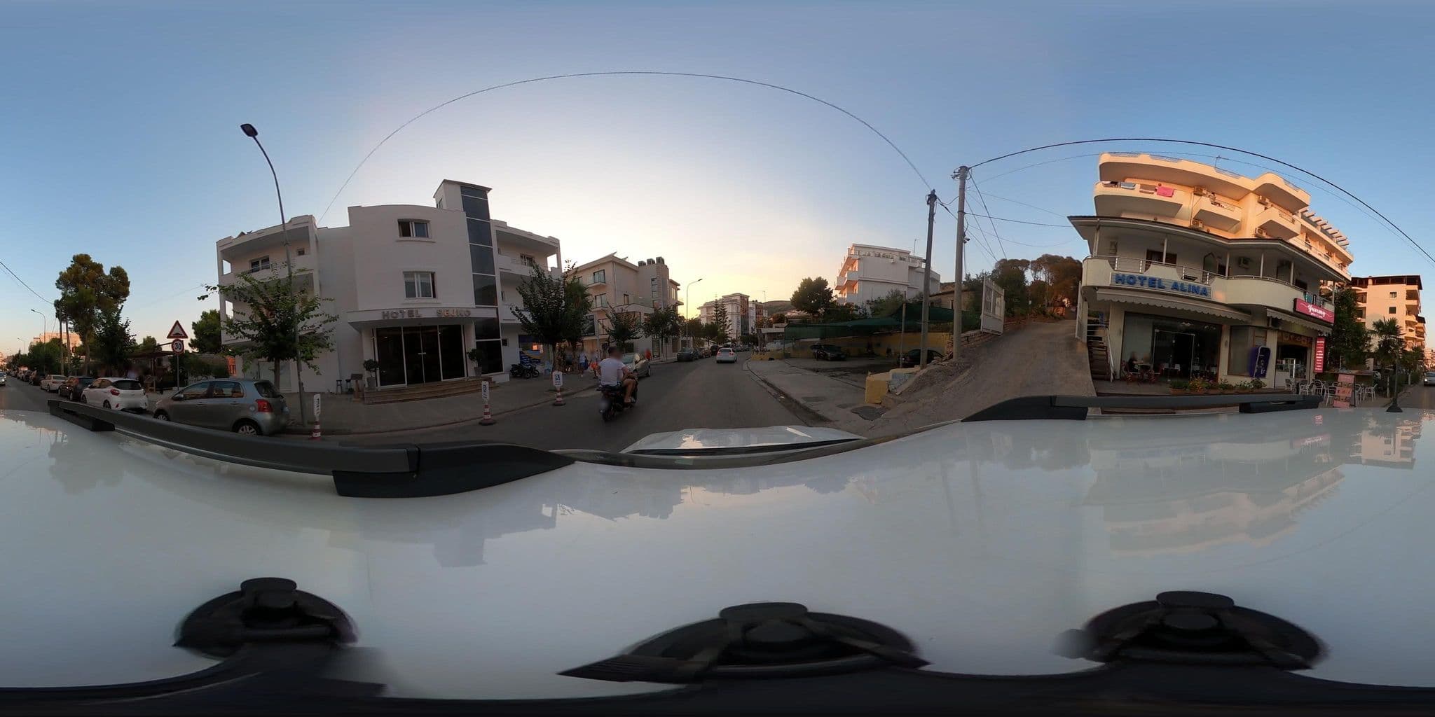 Street view near Hotel Alina, Sarandë — © tumblecow (CC BY-SA · Mapillary)