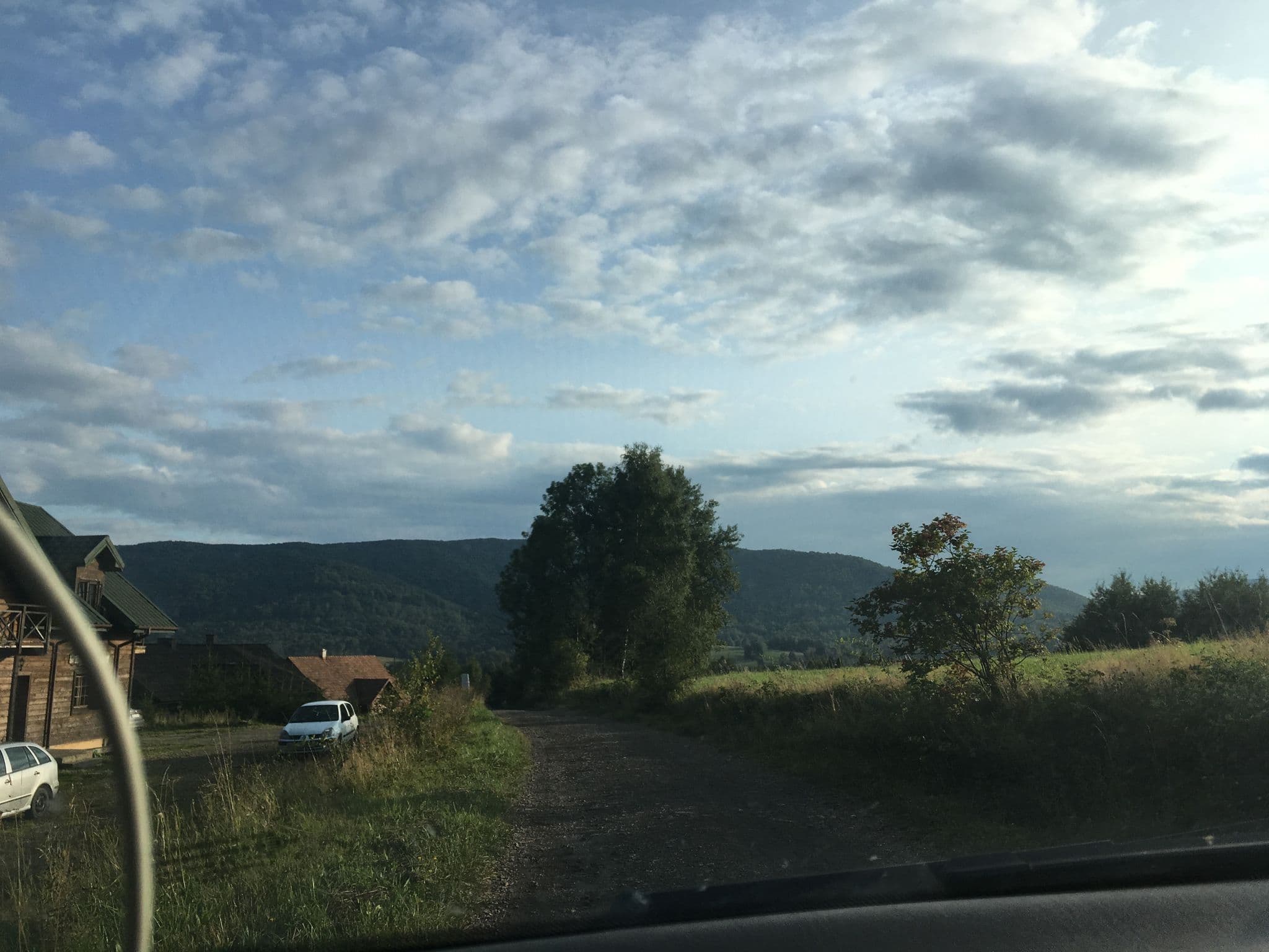 Street view near Czernina, Baligród