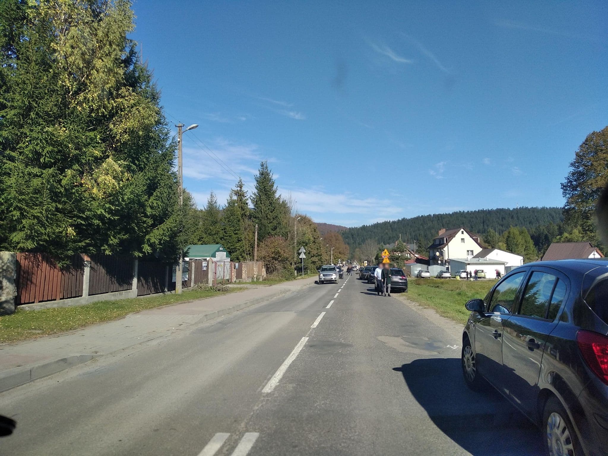 Street view near Szymkówka, Baligród