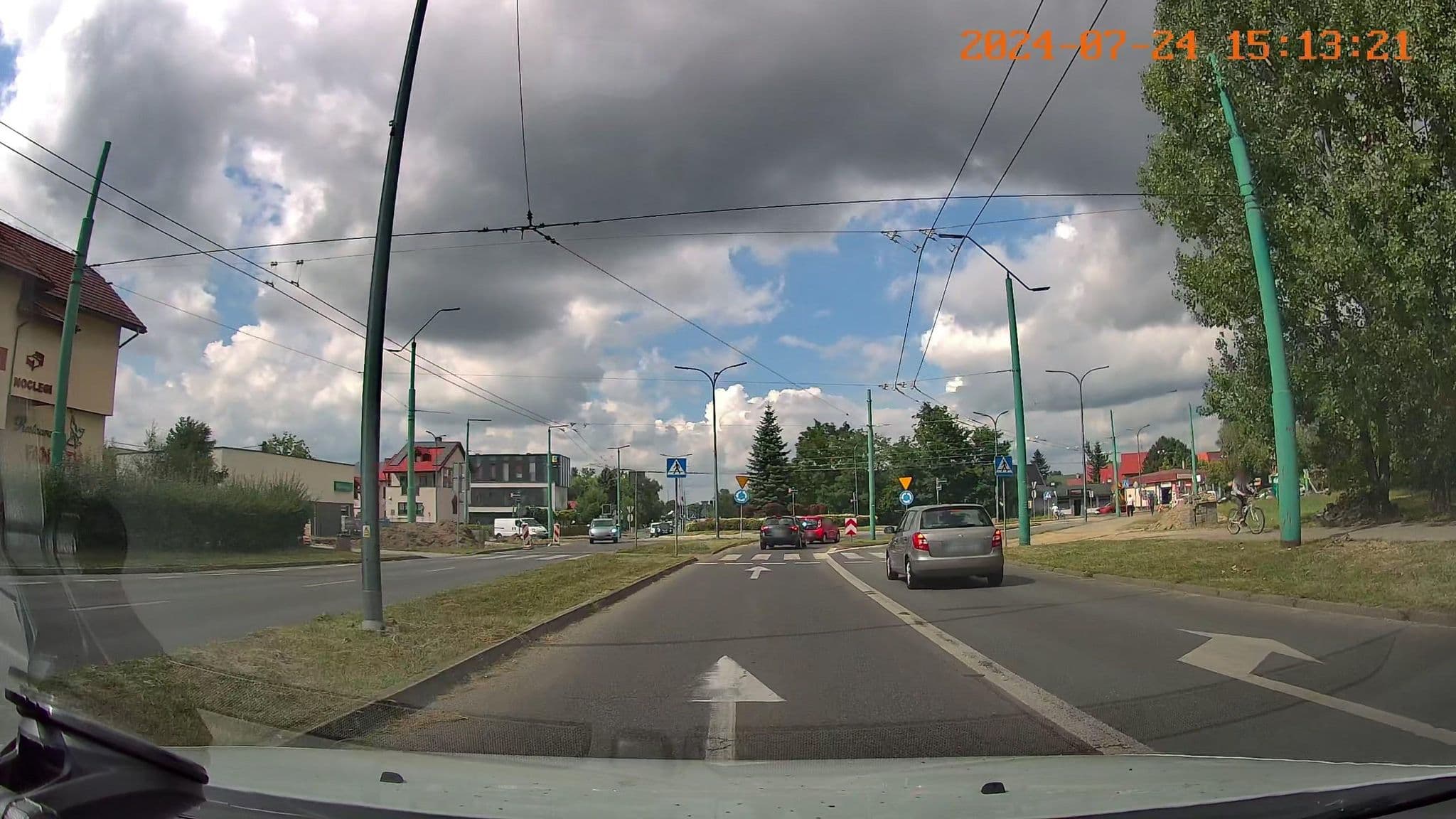 Street view near Fantazja, Tychy — © jswk (CC BY-SA · Mapillary)