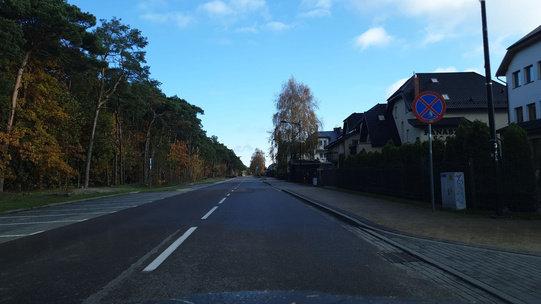 Street view near Kamena, Jastrzębia Góra