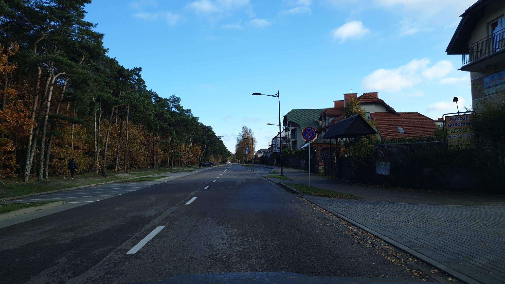 Street view near Piccolo, Jastrzębia Góra