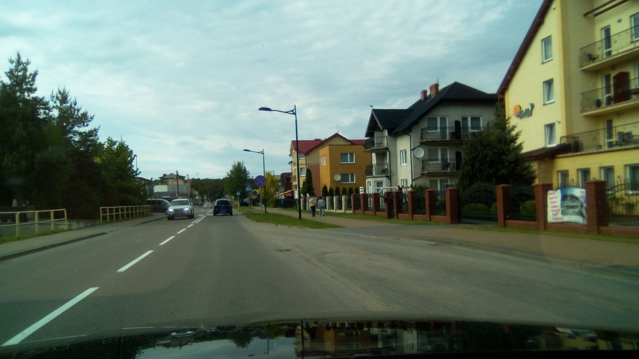 Street view near Siello, Jastrzębia Góra
