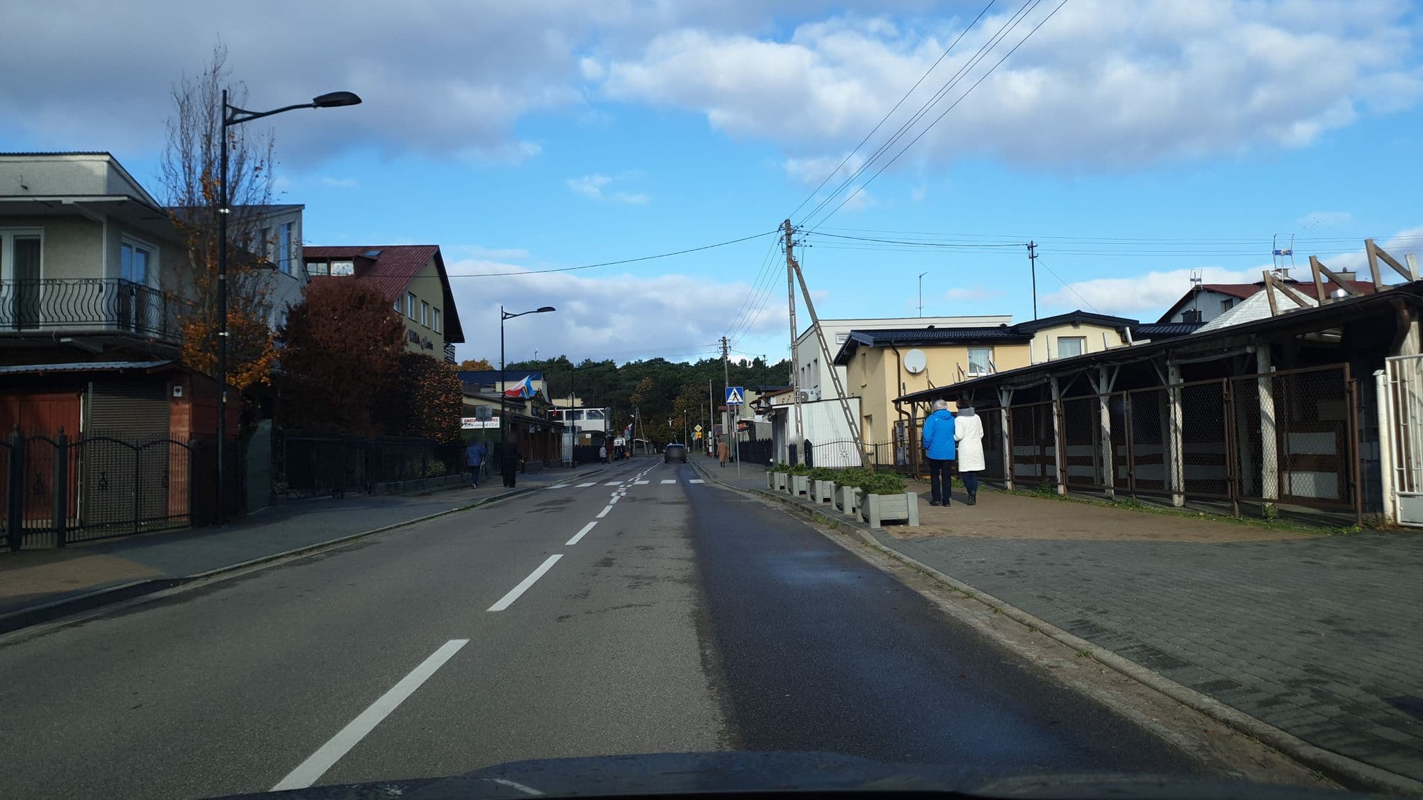 Street view near Morszczyn, Jastrzębia Góra