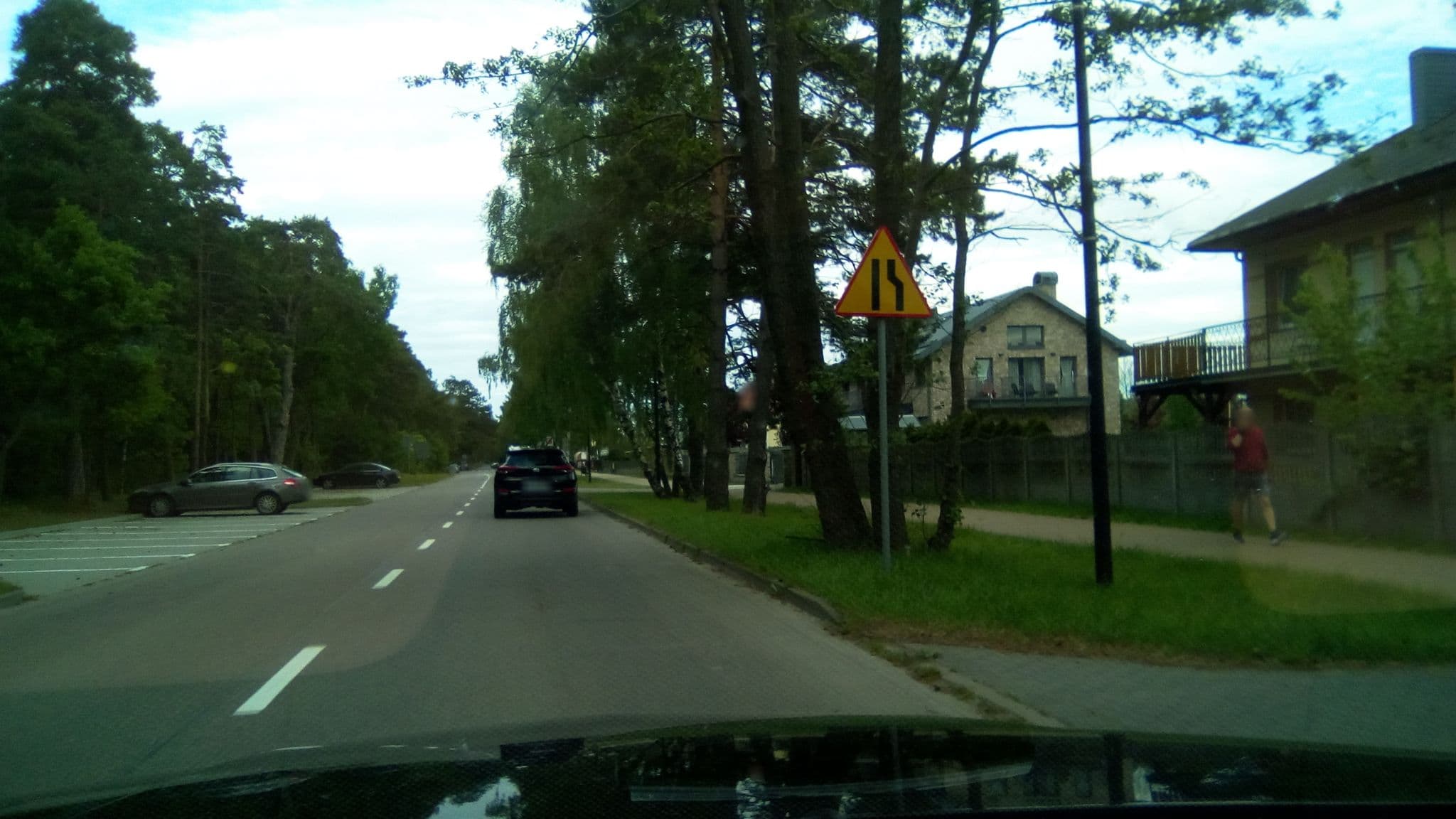 Street view near Kleks, Jastrzębia Góra