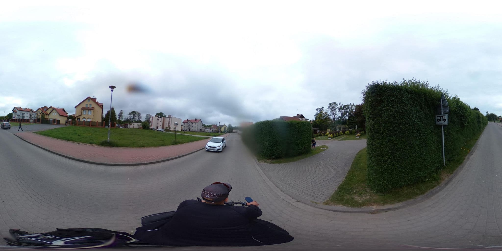 Street view near Brawo, Mielno