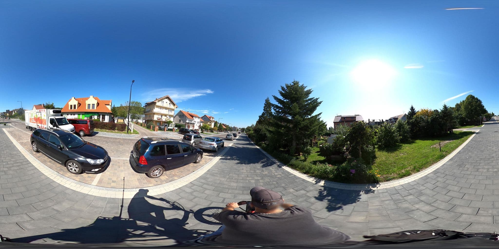 Street view near Delfin, Pobierowo