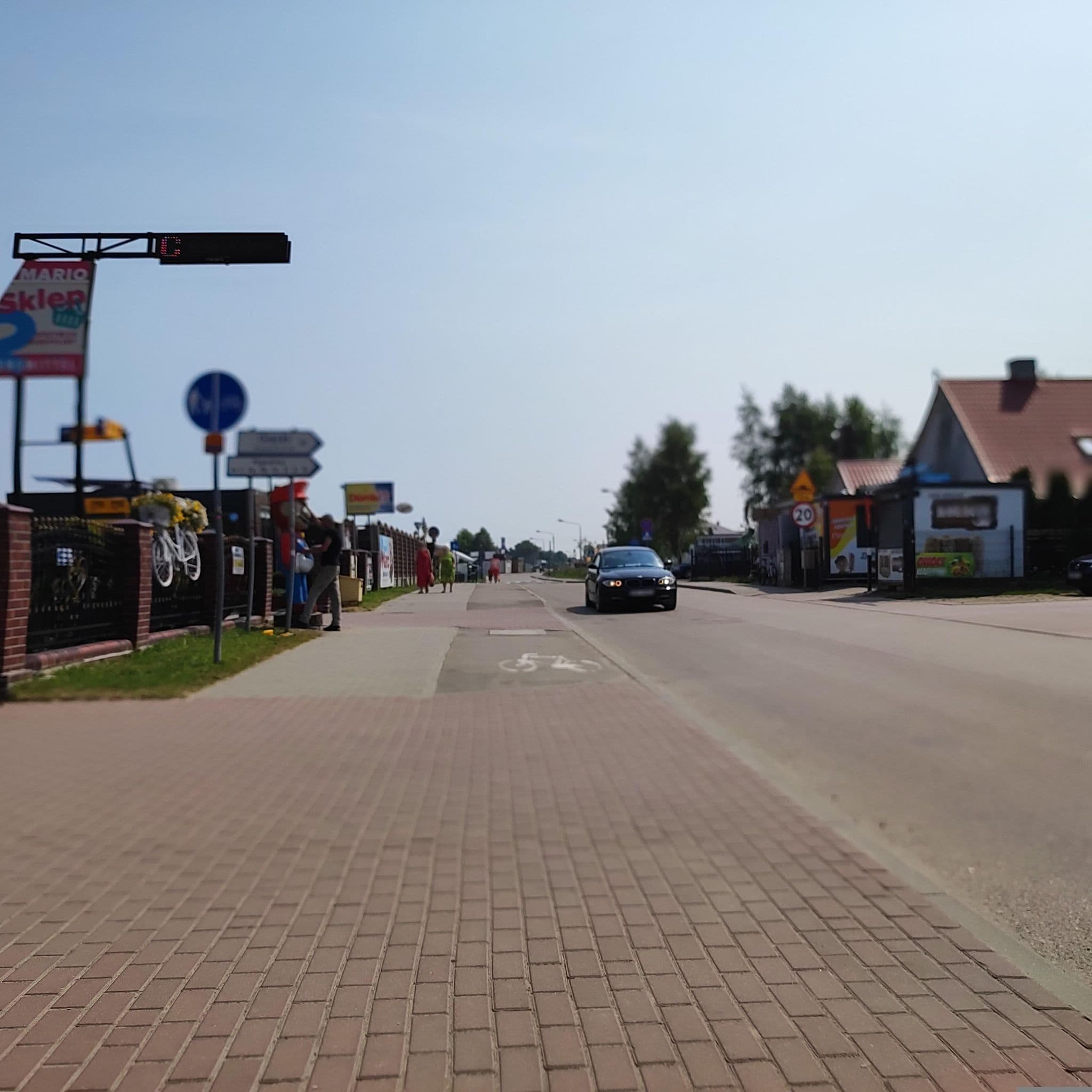 Street view near Domki Pat i Mat, Ustronie Morskie