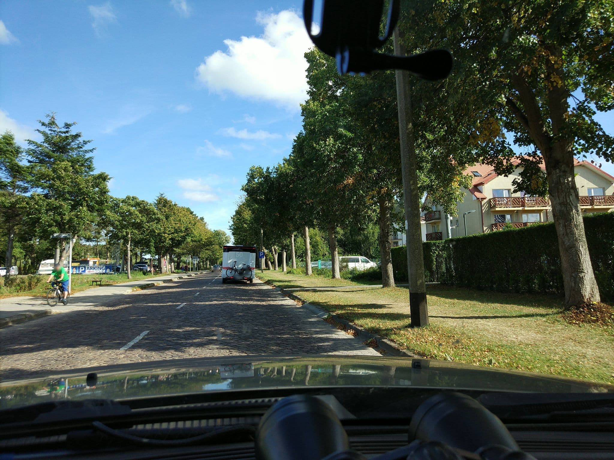 Street view near Willa Aqua, Jastrzębia Góra