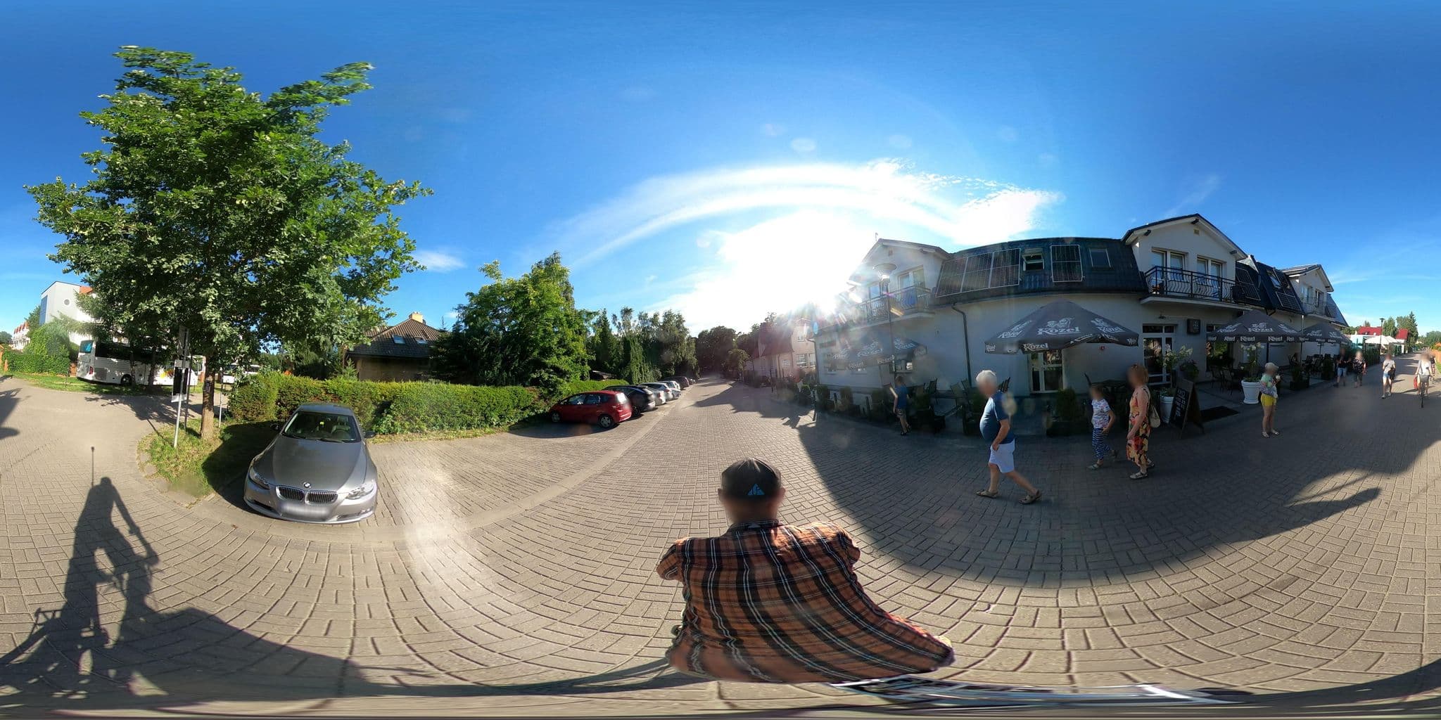 Street view near Słowiniec, Ustka