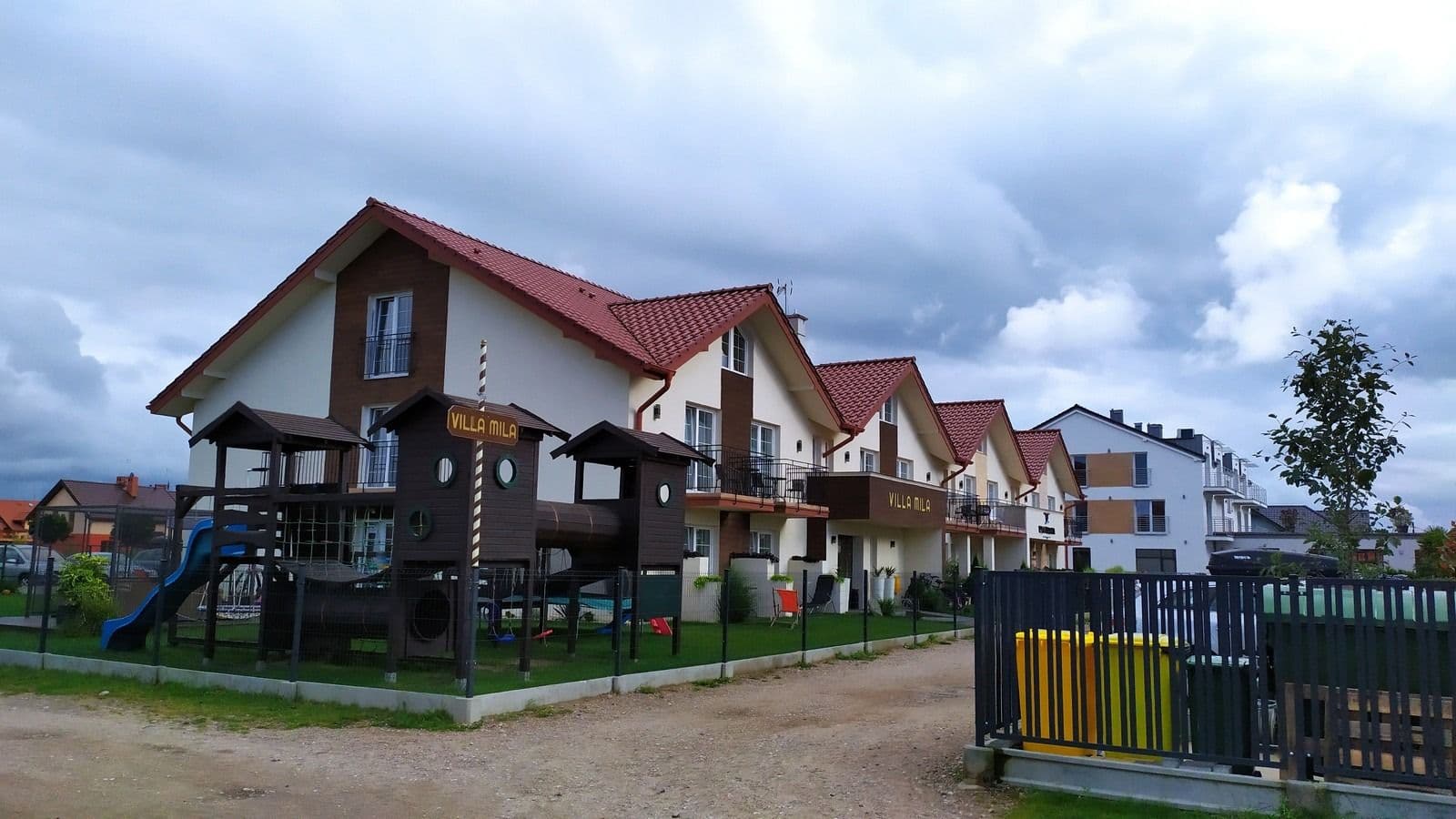Street view near Villa "Mila", Ustka