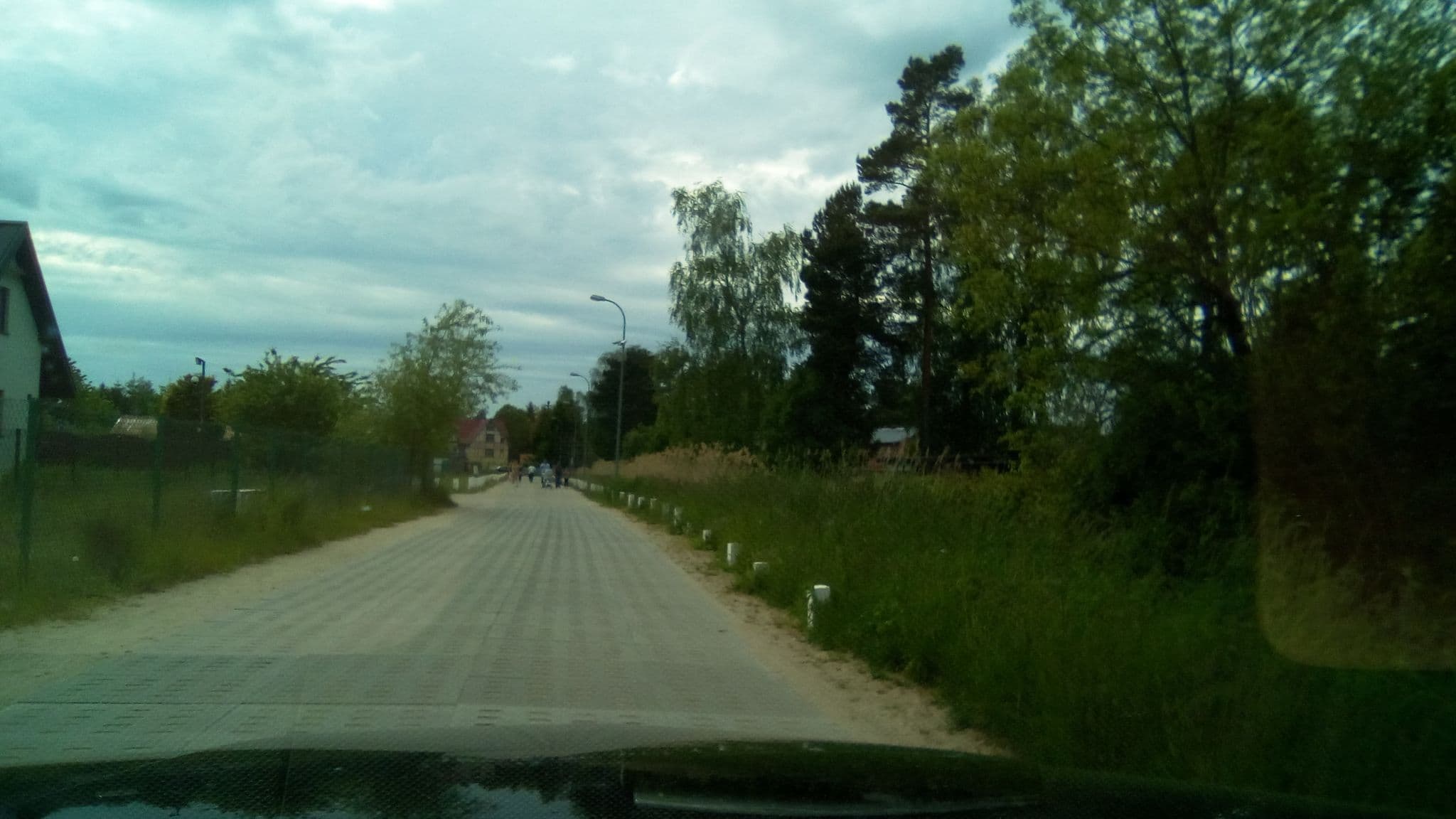 Street view near Piaskowa Polana, Wierzchucino