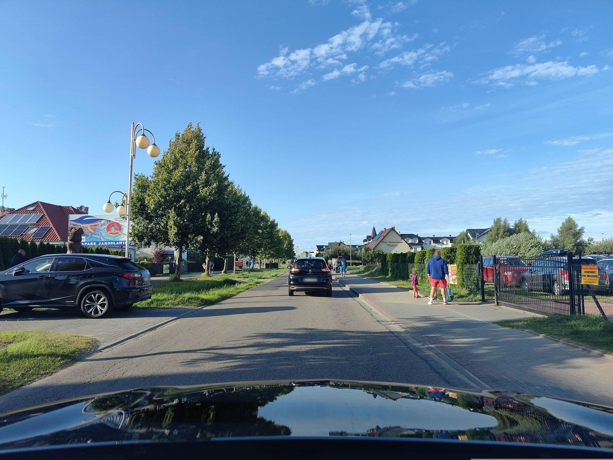 Street view near Villa Rowena, Ustka