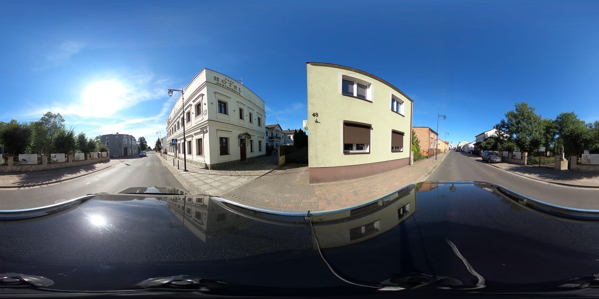 Street view near Pałac Uniejów, Uniejów — © stoper7 (CC BY-SA · Mapillary)