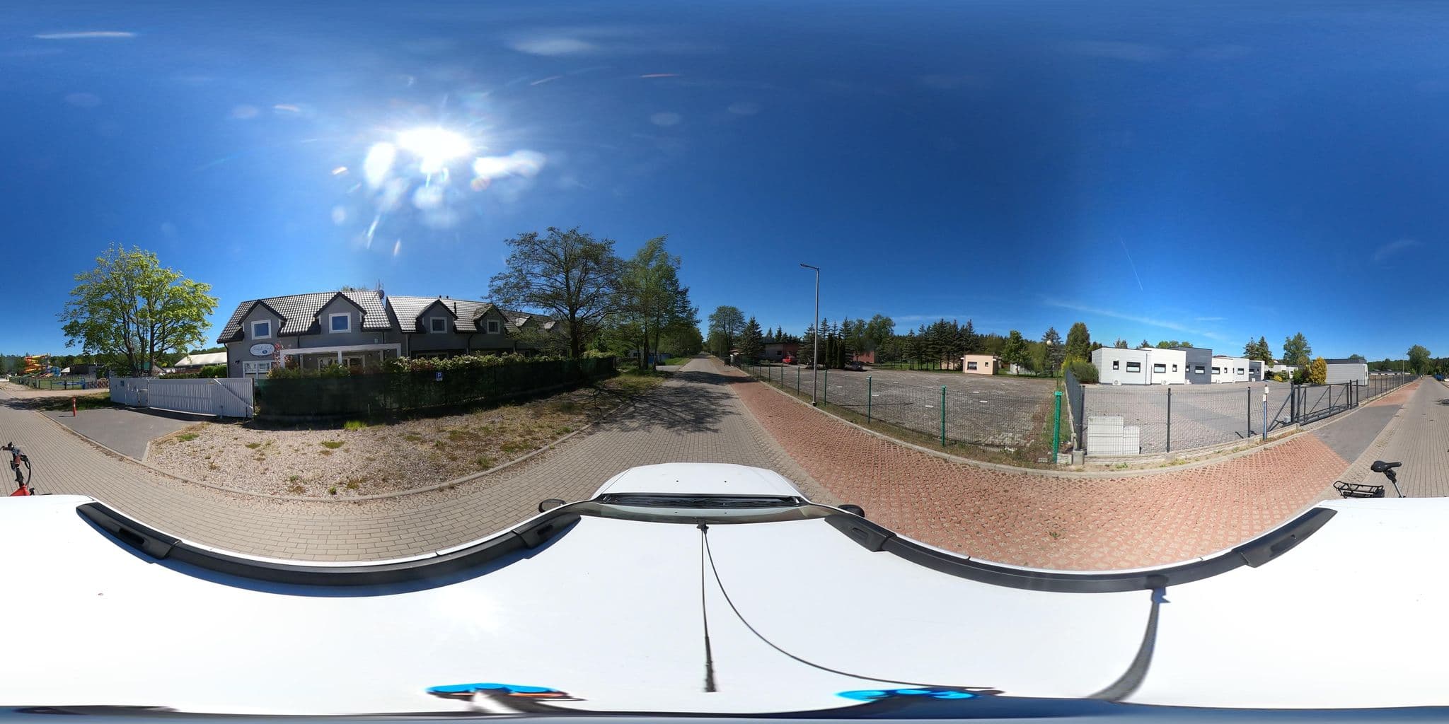 Street view near Niebieski Kamyk, Mielno