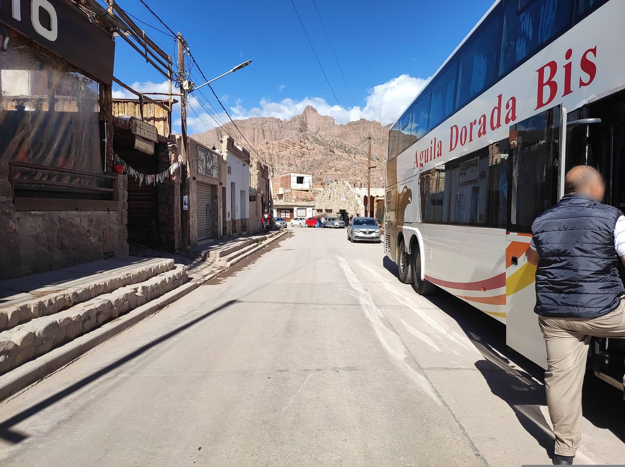 Street view near Hostel Luz de Fuego, Tilcara — © diegokrein (CC BY-SA · Mapillary)