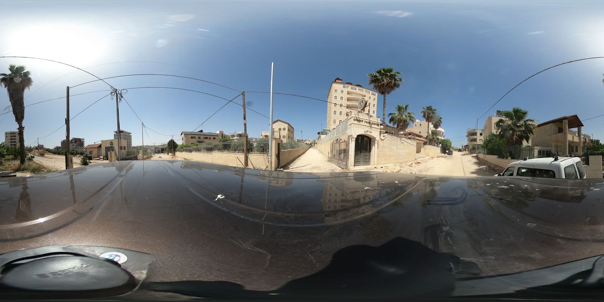 Street view near Golden Park Resort, Bayt Sāḩūr — © 360ms (CC BY-SA · Mapillary)