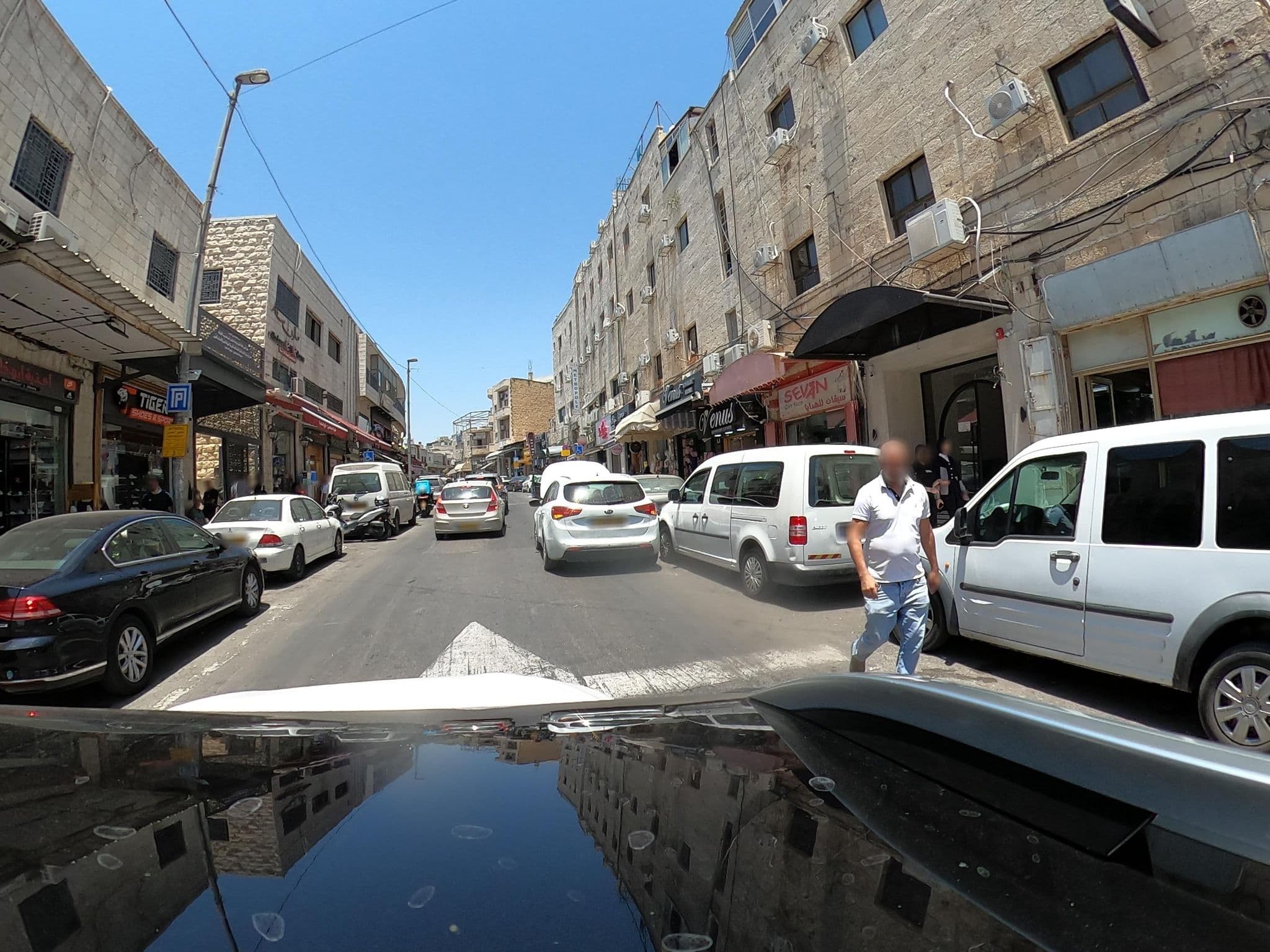 Street view near Metropole Hotel, East Jerusalem — © tapil (CC BY-SA · Mapillary)