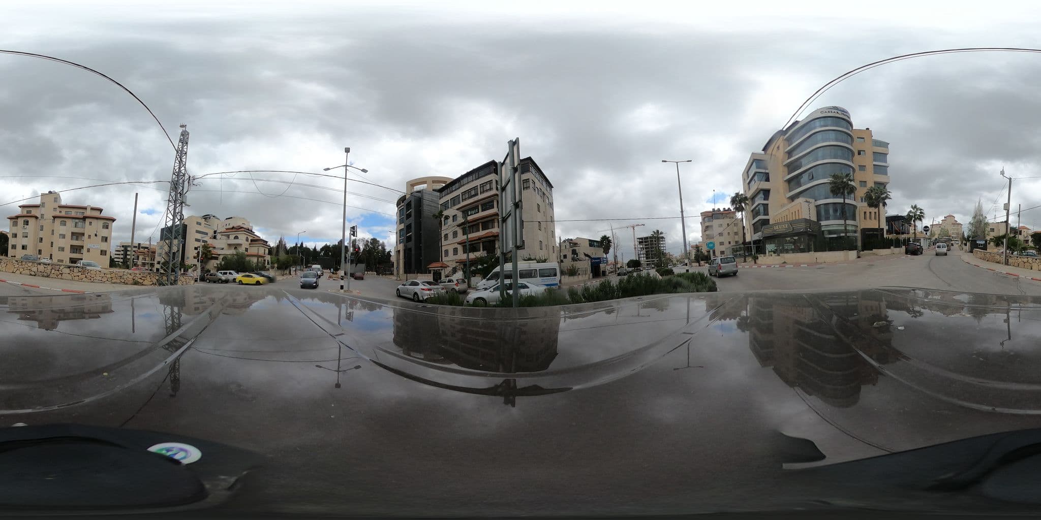 Street view near Caesar Hotel, Ramallah — © 360ms (CC BY-SA · Mapillary)