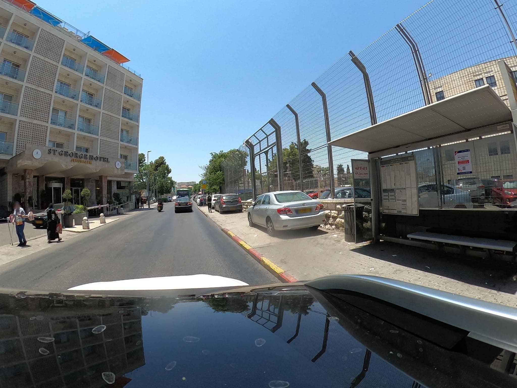 Street view near Landmark Hotel jordan, East Jerusalem — © tapil (CC BY-SA · Mapillary)