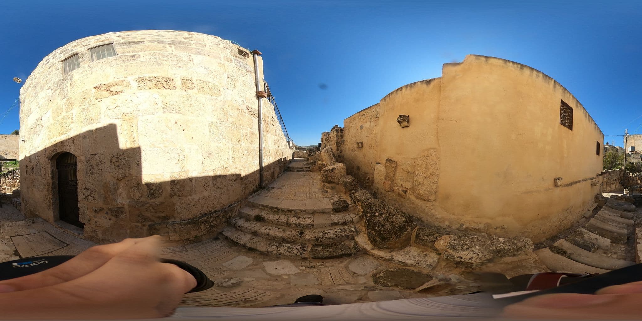 Street view near Sabastiya Guest House, Sabasţīyah — © 360ms (CC BY-SA · Mapillary)