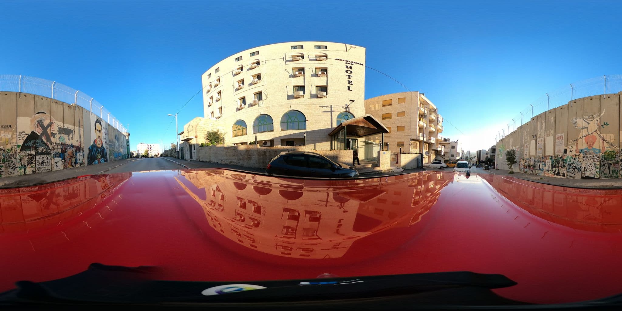 Street view near Bethlehem Inn, Khallat Ḩamāmah — © 360ms (CC BY-SA · Mapillary)