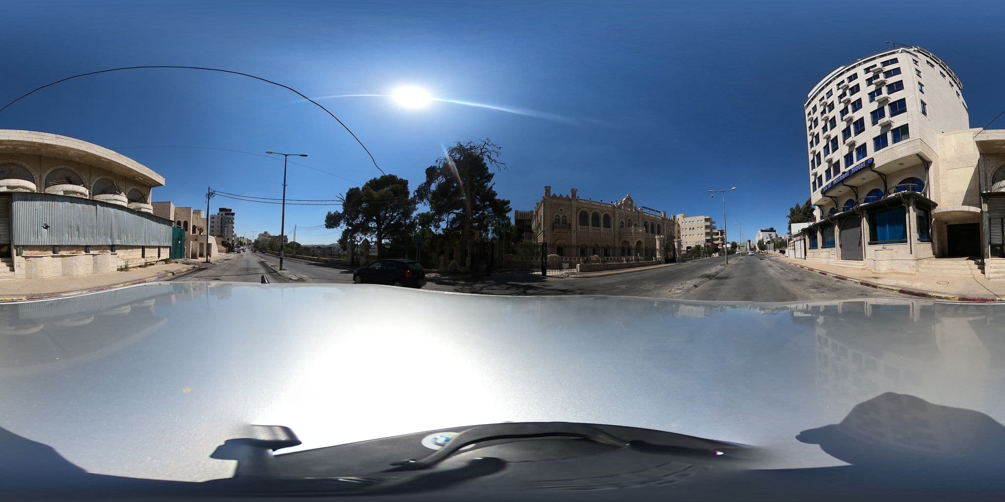 Street view near Saint Michael Hotel, Khallat Ḩamāmah — © 360ms (CC BY-SA · Mapillary)