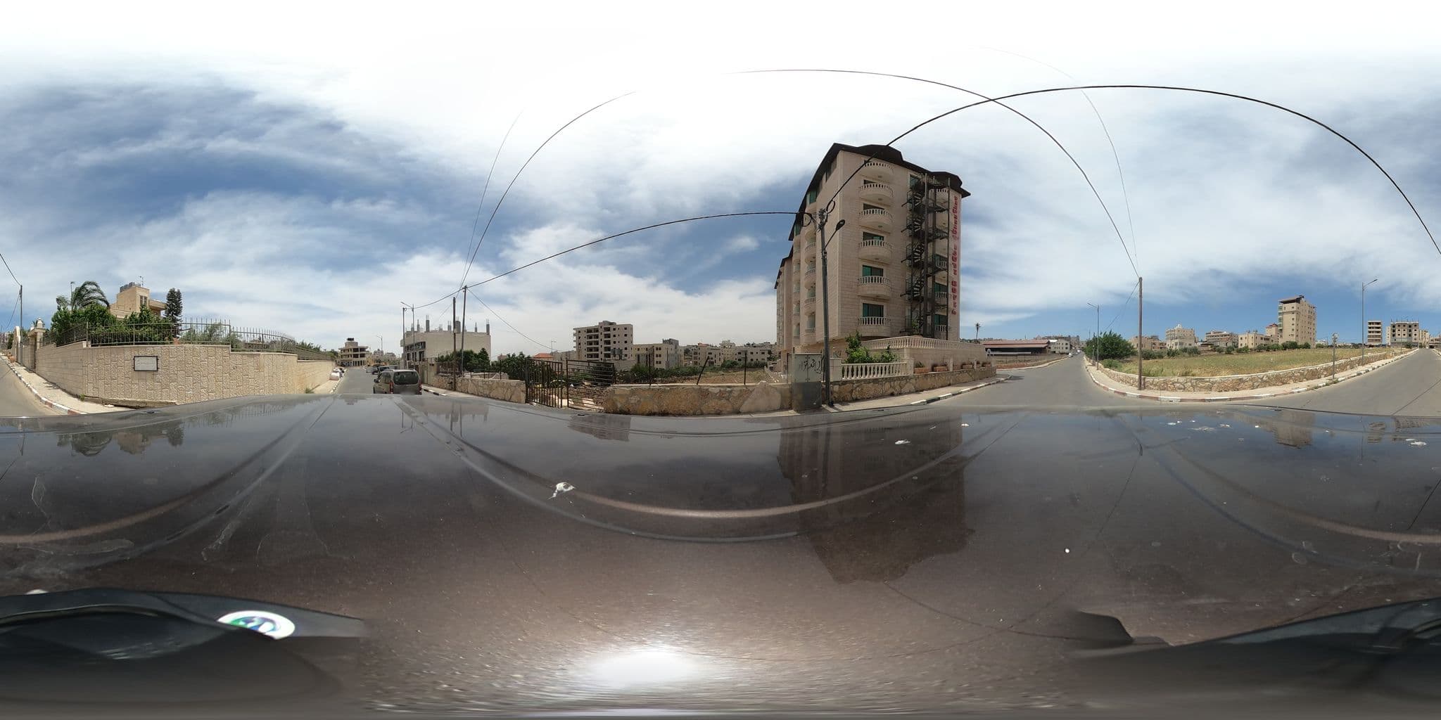 Street view near Shepherd's House Hotel, Bayt Sāḩūr — © 360ms (CC BY-SA · Mapillary)