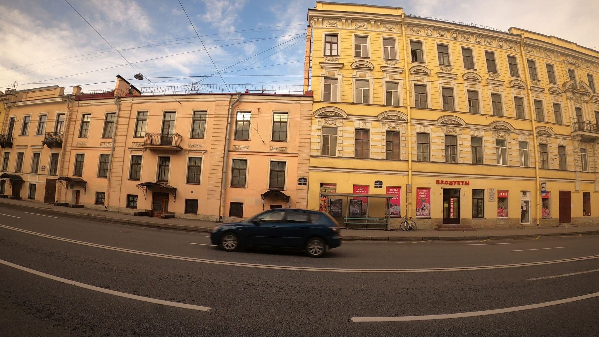 Street view near Stasov, Saint Petersburg — © trolleway (CC BY-SA · Mapillary)