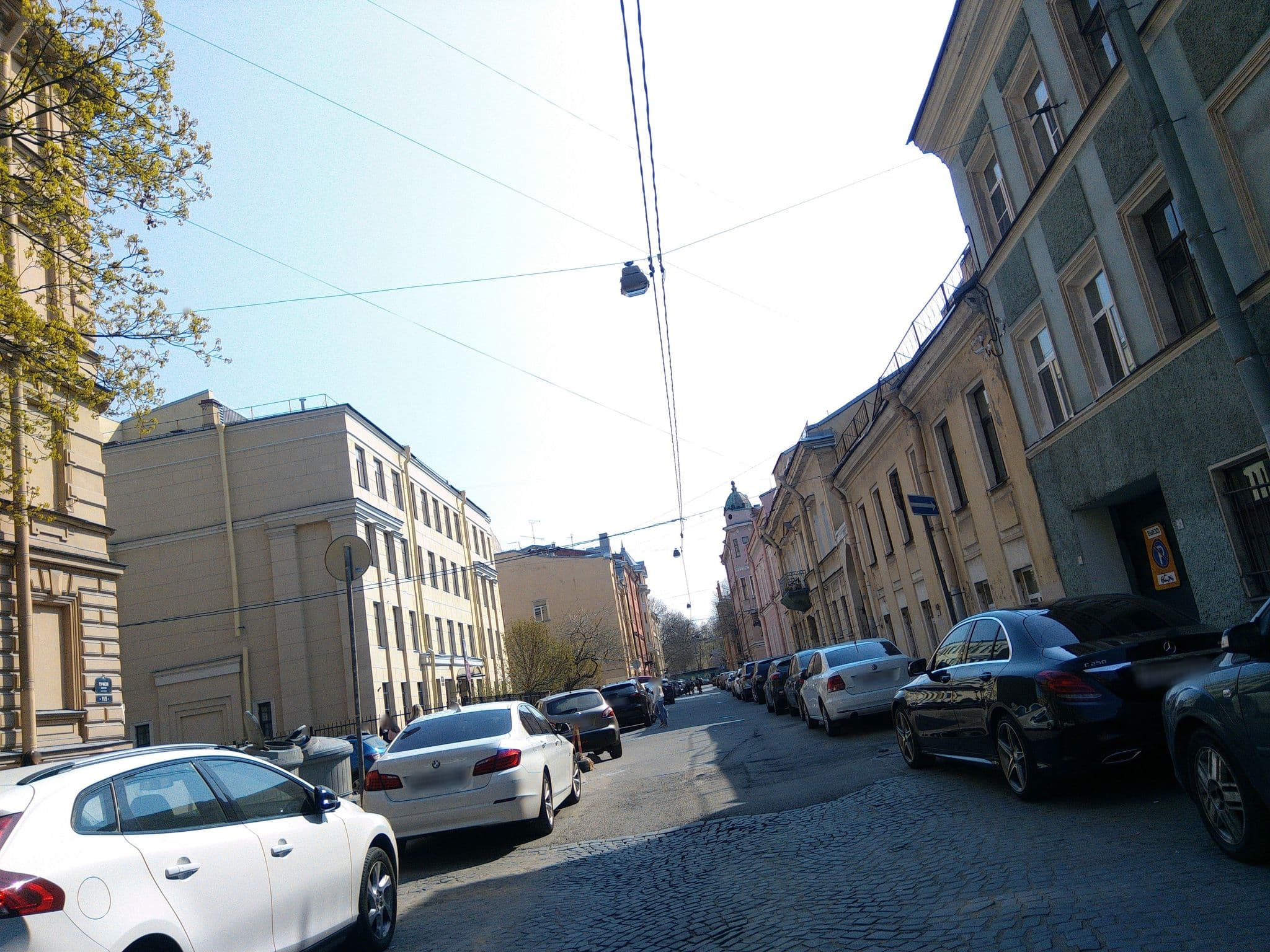 Street view near Tuchkov, Saint Petersburg — © berz (CC BY-SA · Mapillary)