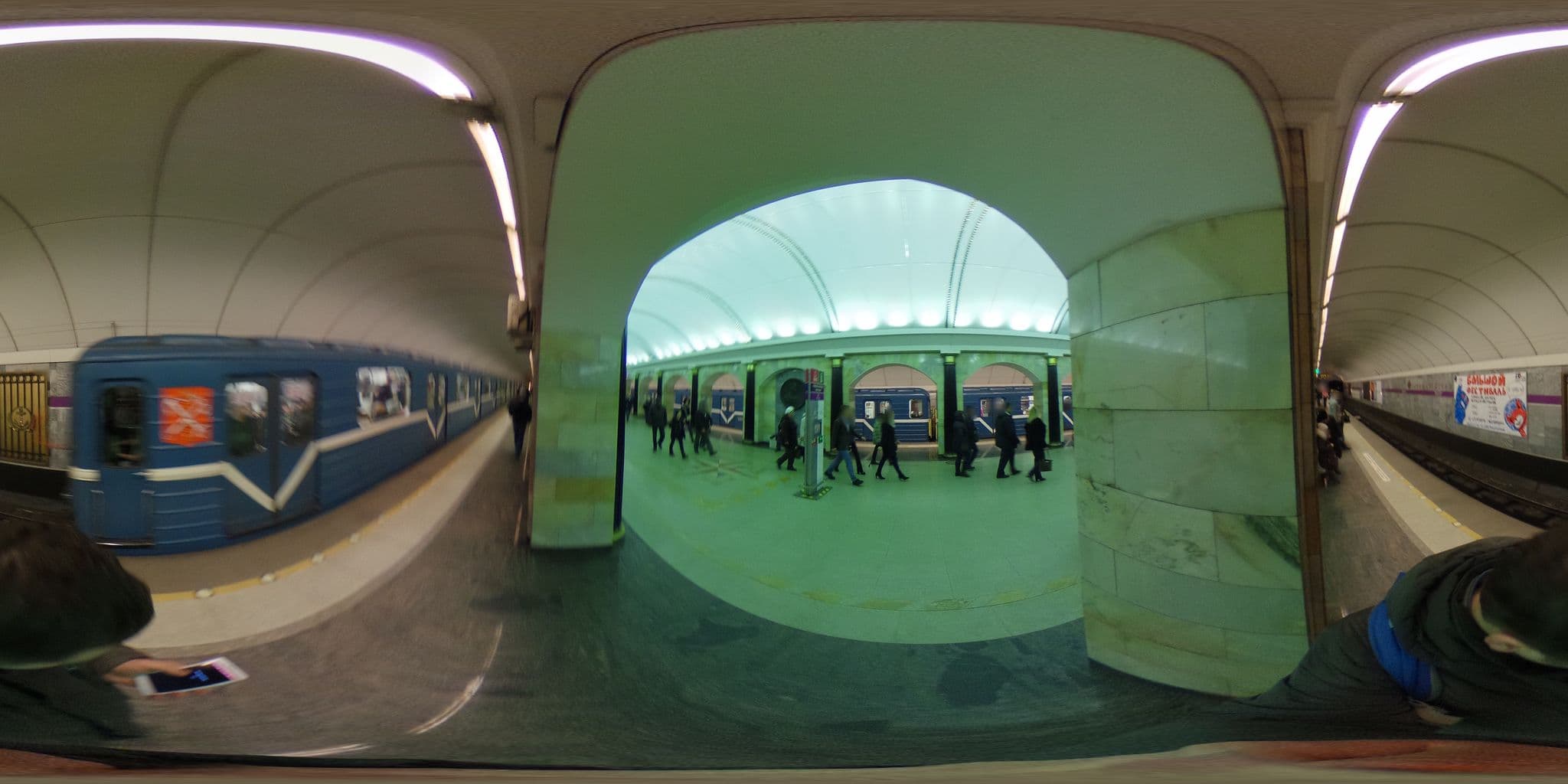 Street view near A1, Saint Petersburg — © trolleway (CC BY-SA · Mapillary)
