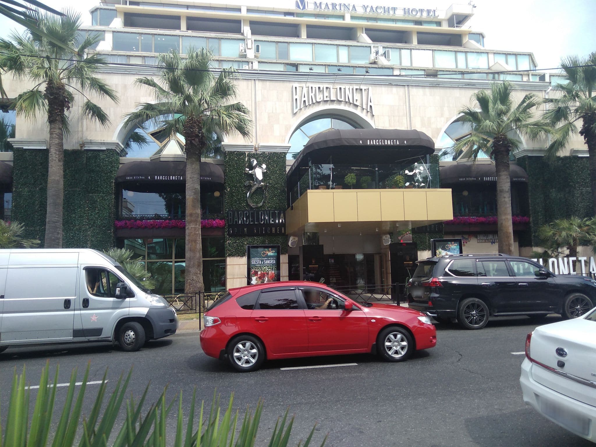 Street view near Marina Yacht by Stellar, Sochi — © sergeyshuber (CC BY-SA · Mapillary)