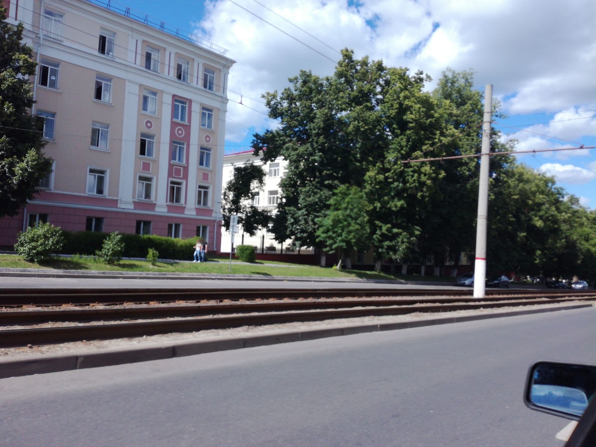 Street view near Общежитие №1 КГМУ, Kursk — © romanuragan (CC BY-SA · Mapillary)
