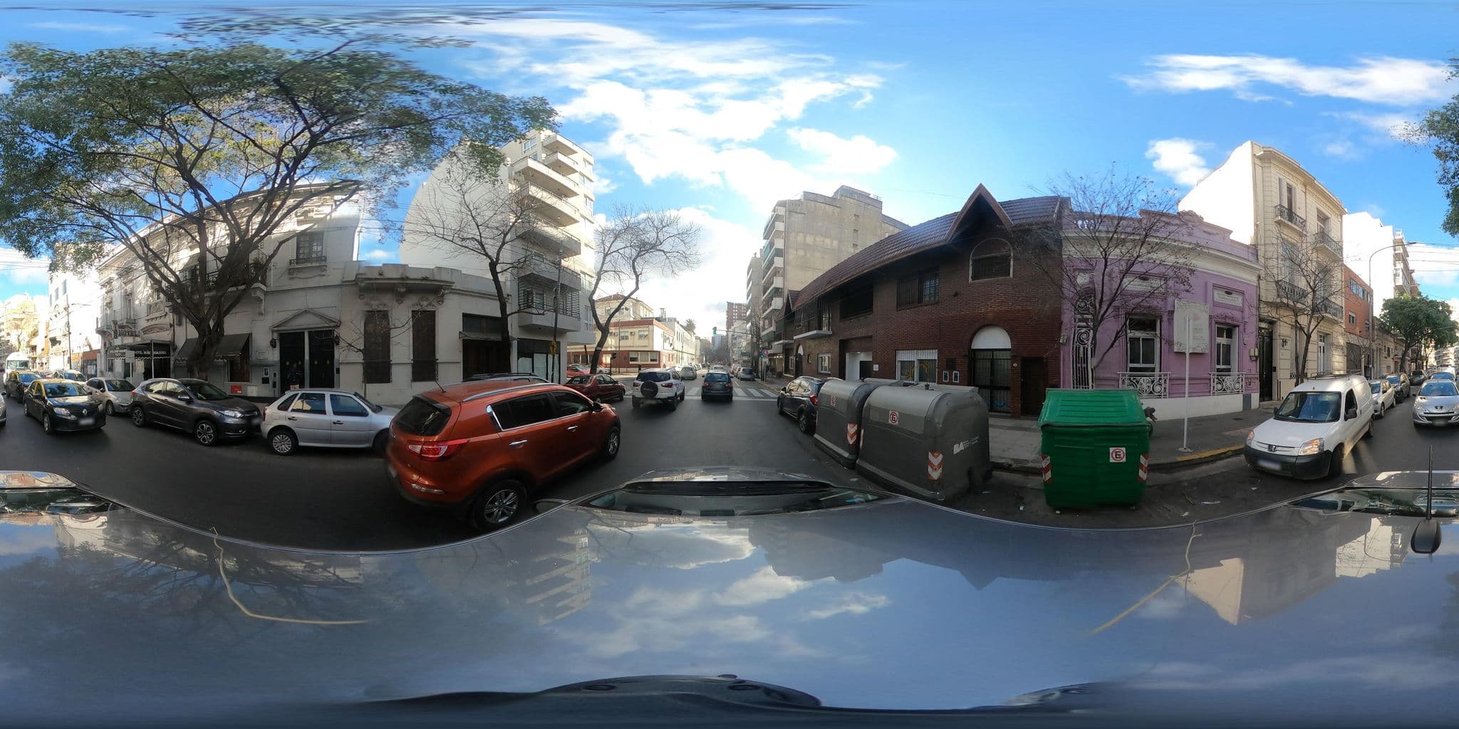 Street view near Hotel Miño, Balvanera