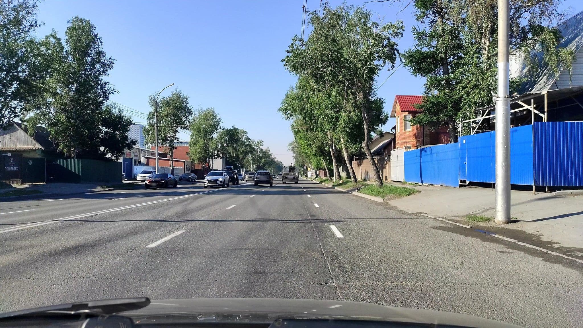 Street view near Edelweiss, Novosibirsk — © AKarty (CC BY-SA · Mapillary)