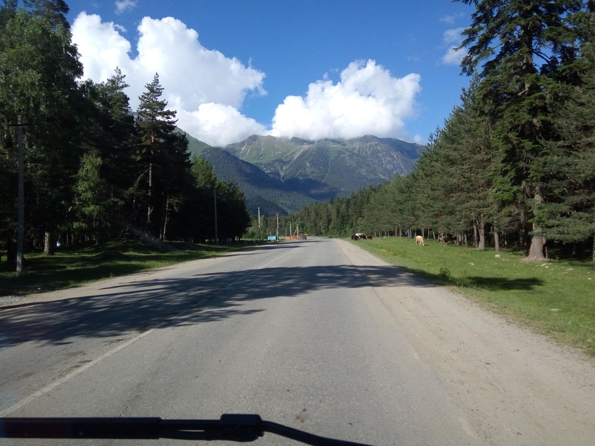 Street view near Mount Arkhyz, Nizhniy Arkhyz