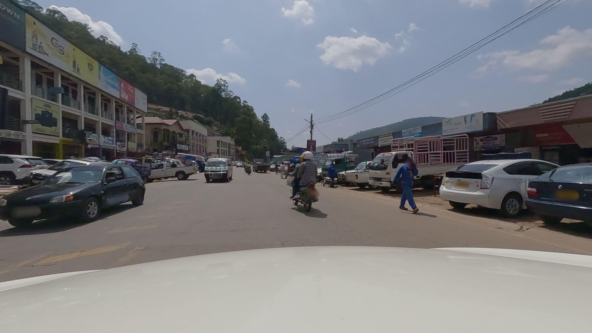 Street view near Hope Guest House, Kigali