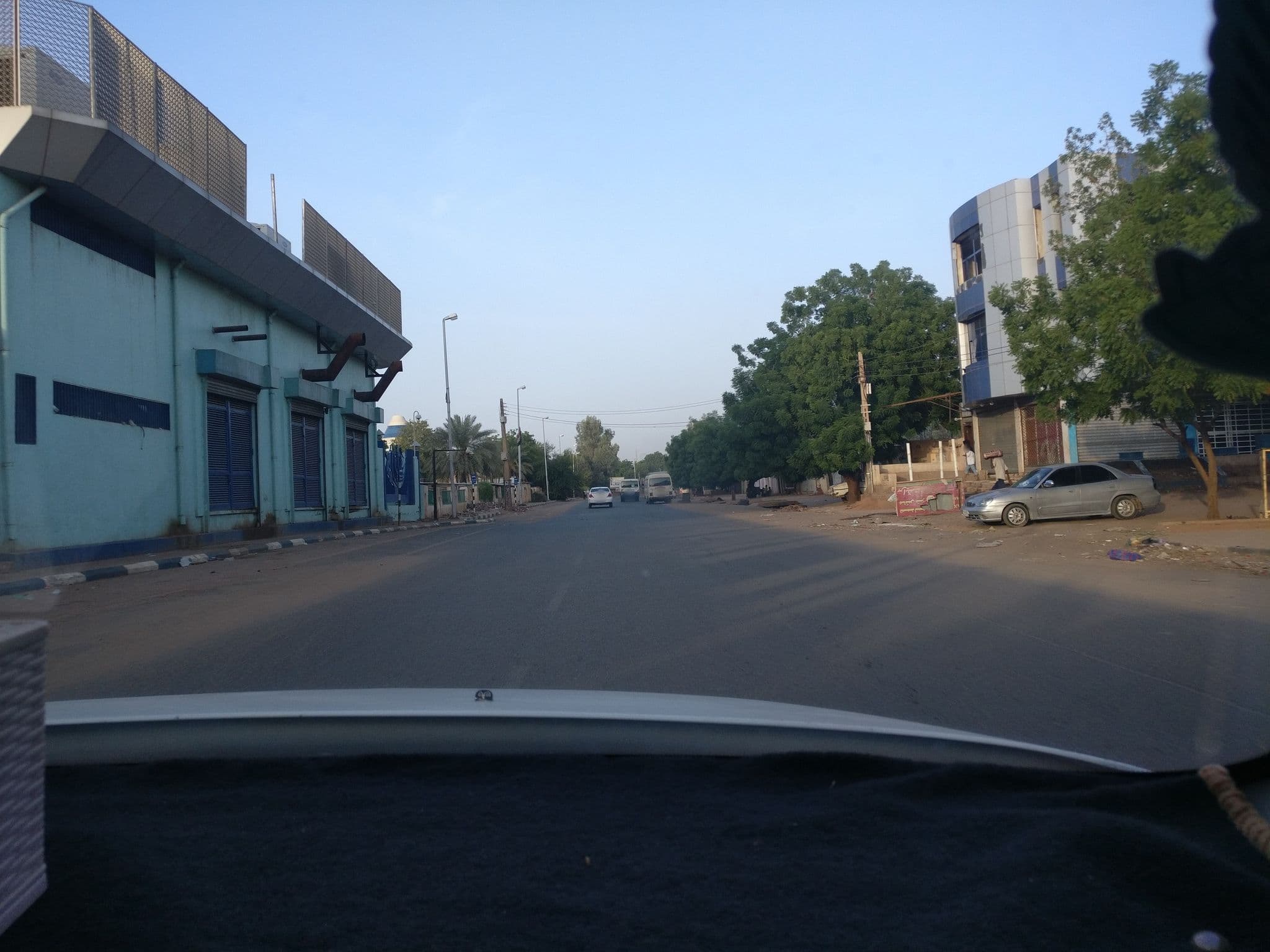 Street view near بنك السودان المركزي (الرئاسة) / P500 kva, Omdurman — © mustafakamil (CC BY-SA · Mapillary)