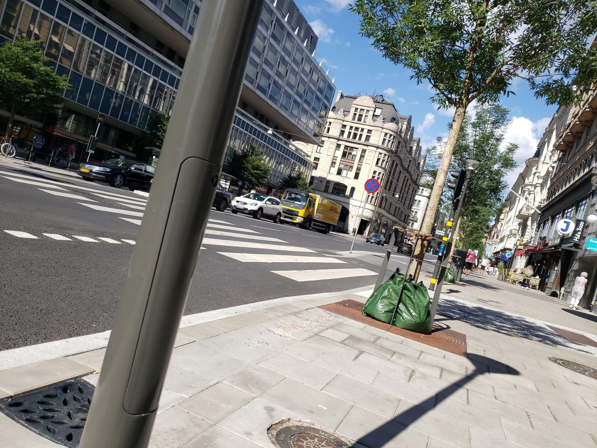 Street view near Nordic Light Hotel, Stockholm — © mapfool (CC BY-SA · Mapillary)
