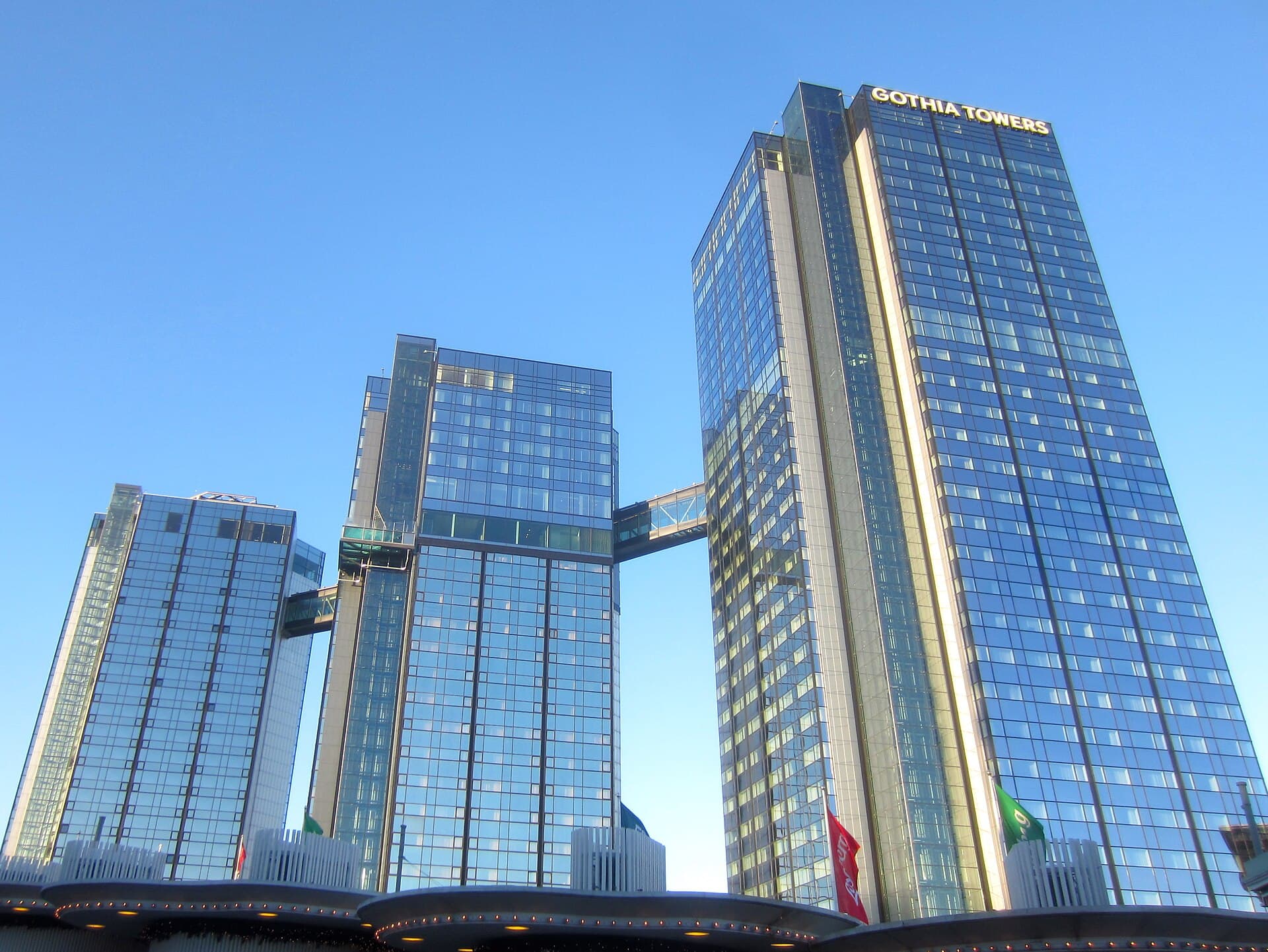 Gothia Towers (via Wikimedia Commons, CC BY-SA 4.0)