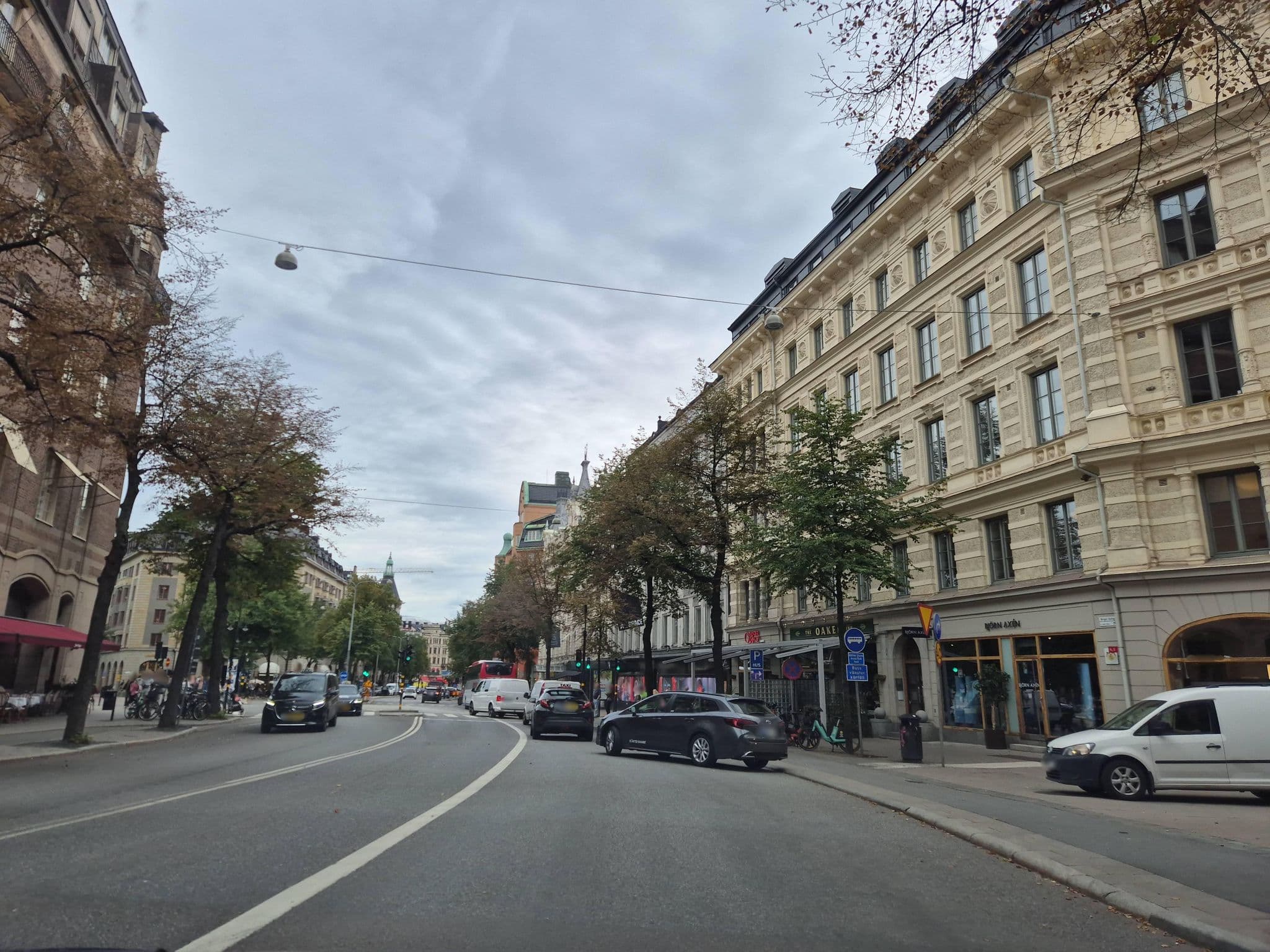 Street view near Crystal Plaza, Östermalm — © jopparn (CC BY-SA · Mapillary)