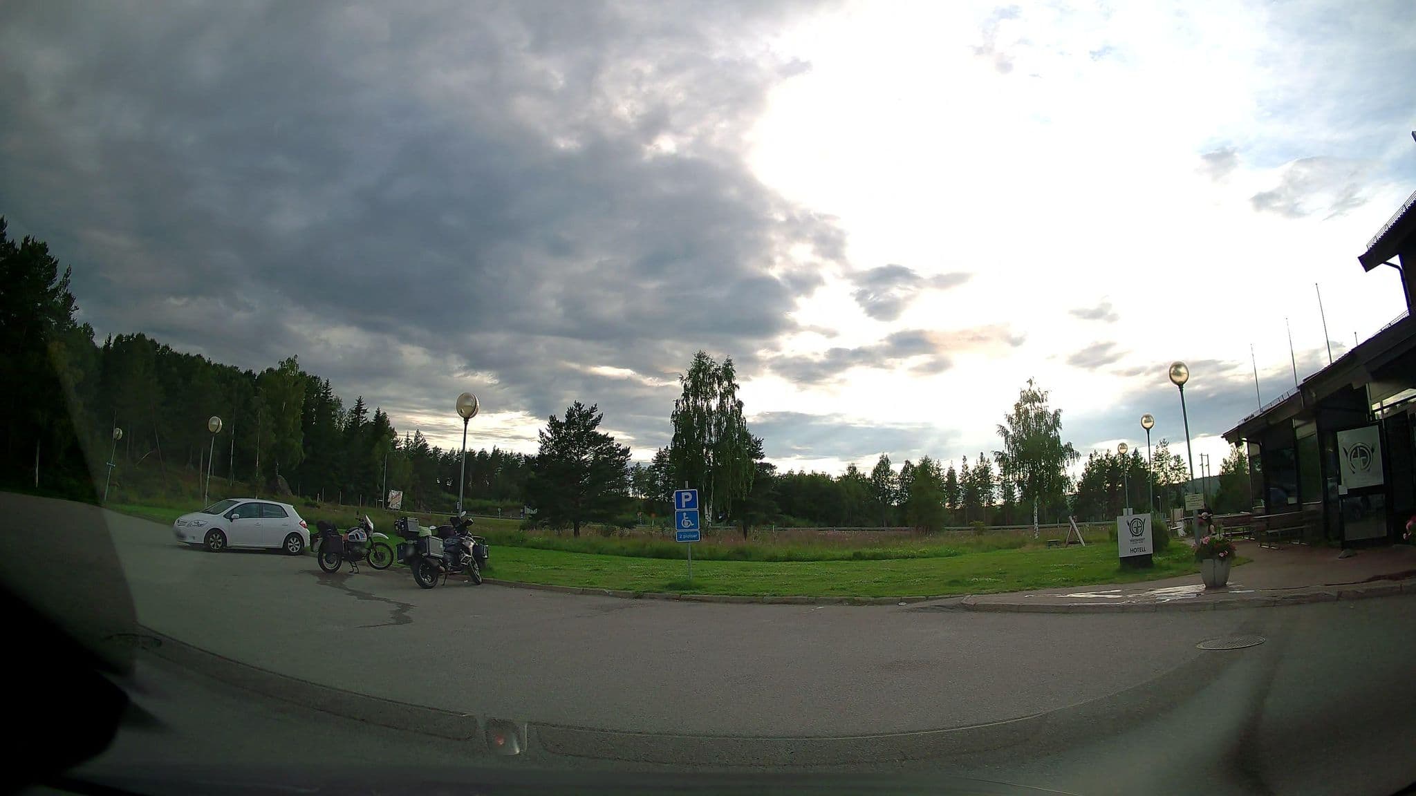 Street view near Hotell Glada Hudik, Hudiksvall — © bruno360 (CC BY-SA · Mapillary)