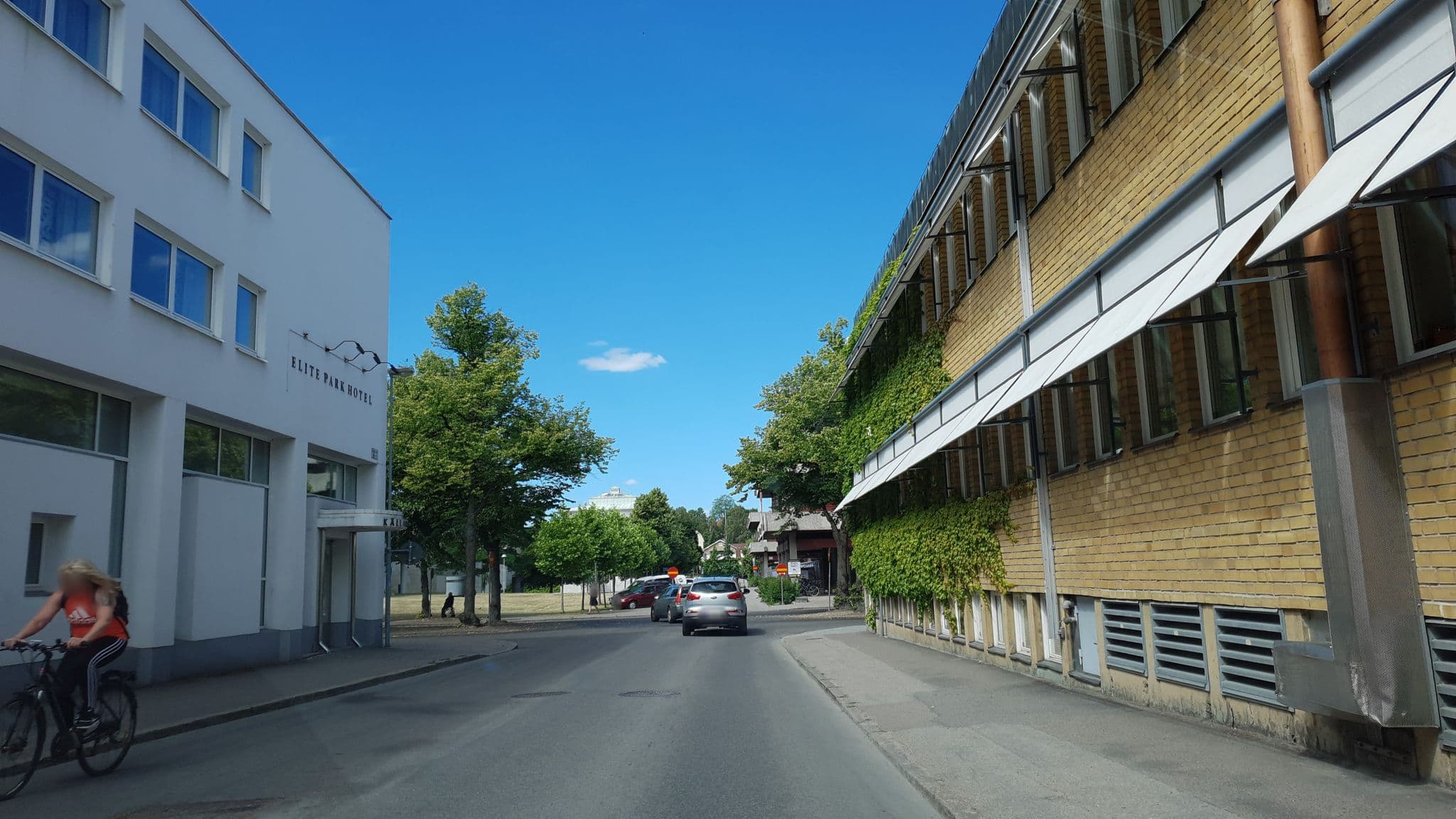 Street view near Elite Park Hotel, Växjö — © jopparn (CC BY-SA · Mapillary)