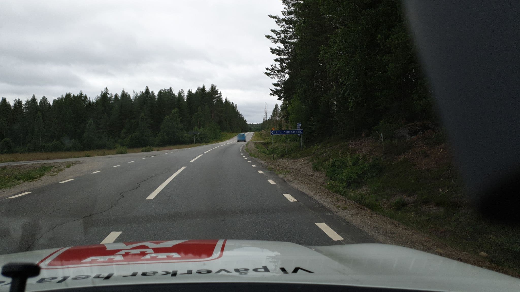 Street view near Österlundstorpet, Robertsfors — © roadroid (CC BY-SA · Mapillary)