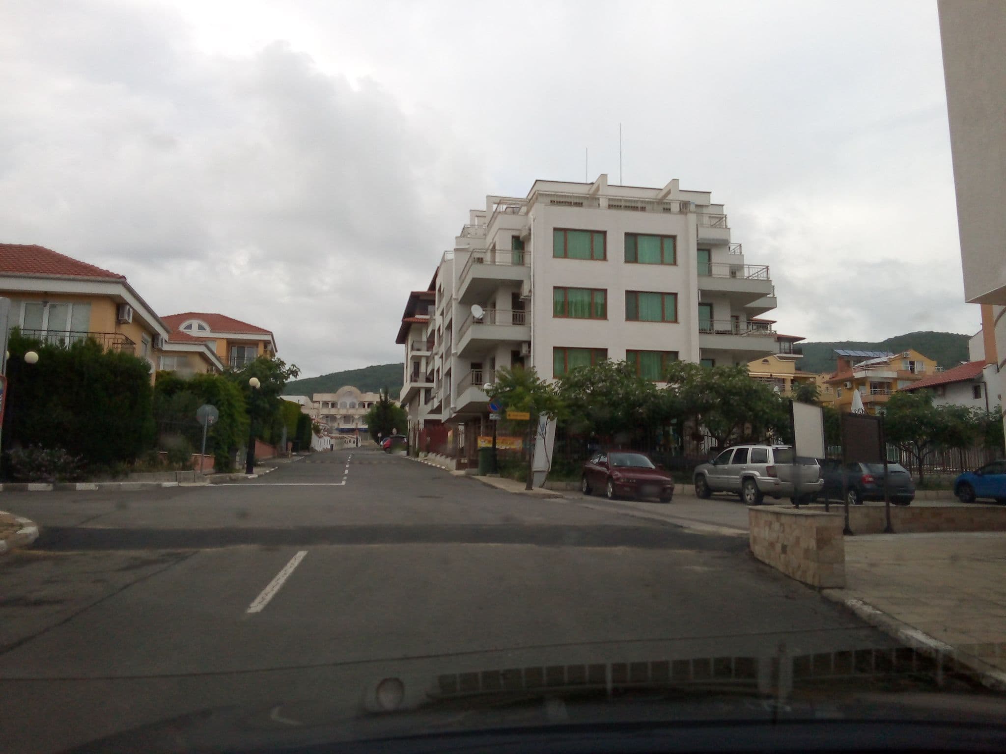Street view near Berlin Beach Hotel, Sveti Vlas