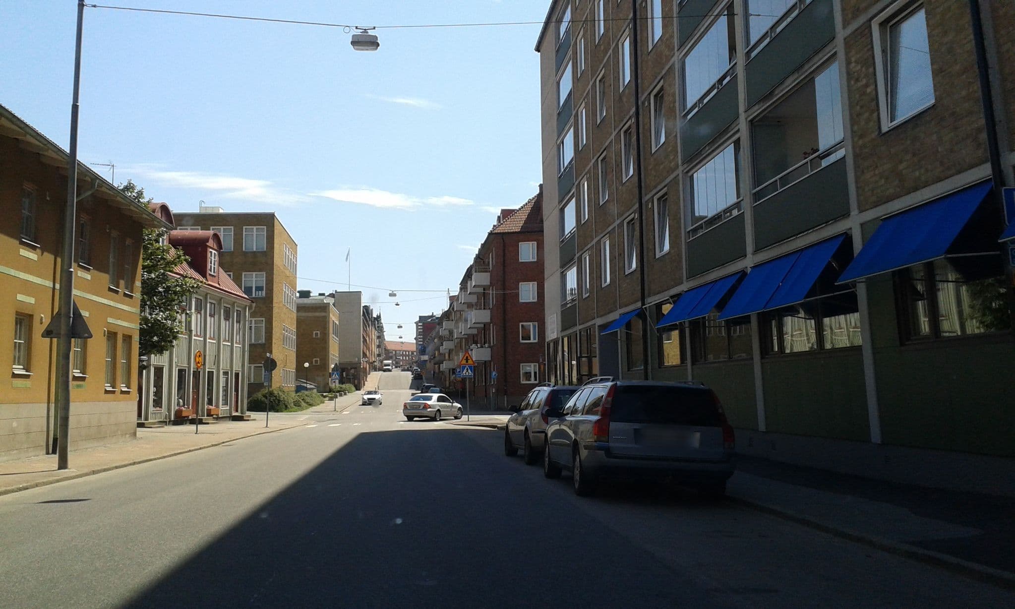 Street view near Hotell på hörnet, Karlskrona — © cnbg (CC BY-SA · Mapillary)