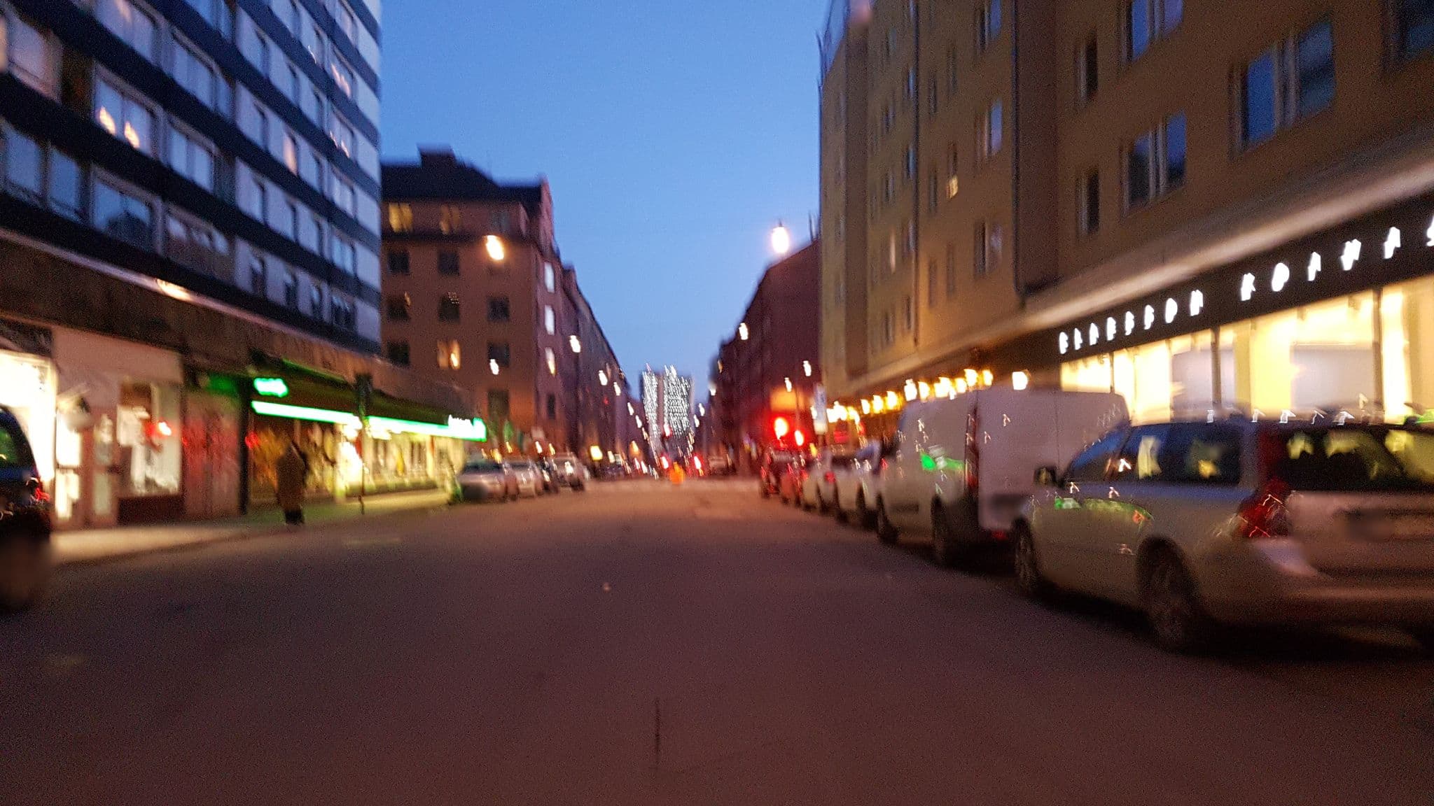 Street view near Hotel Point, Södermalm — © haxpett (CC BY-SA · Mapillary)