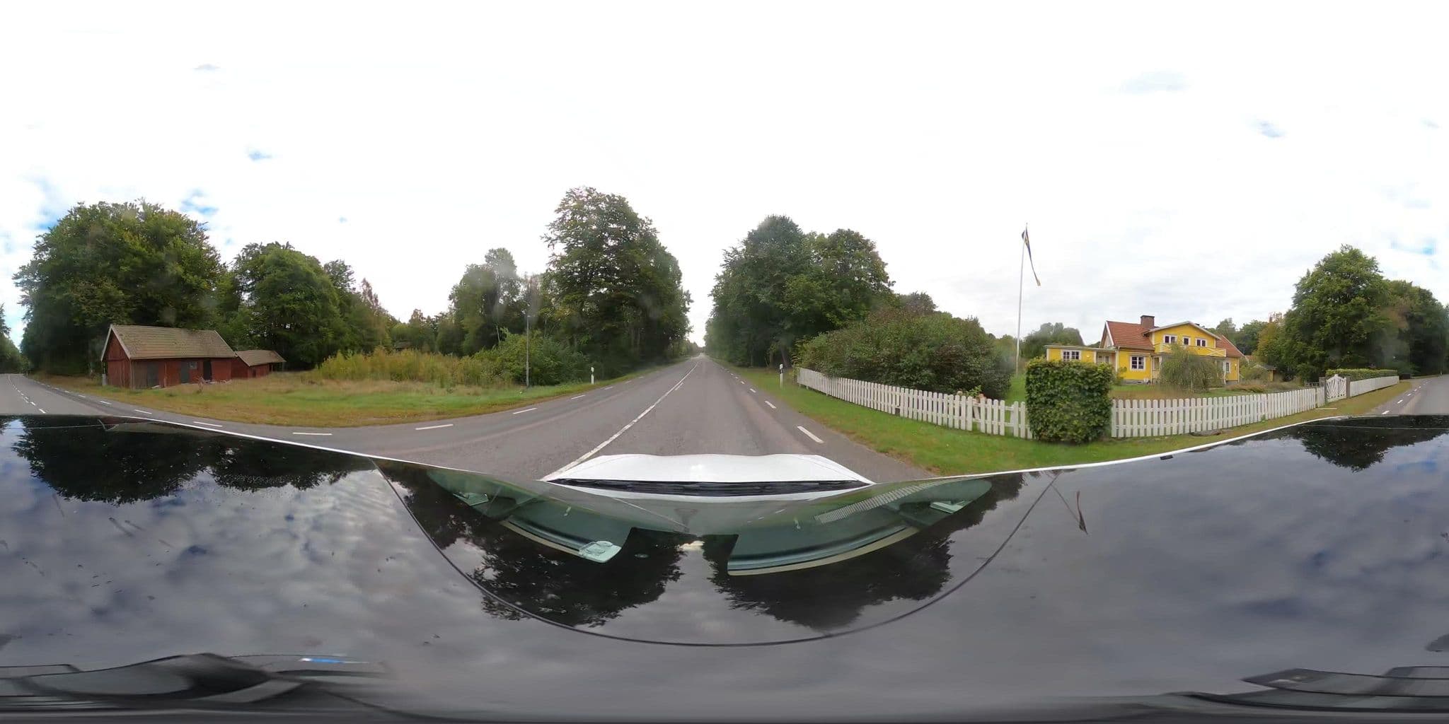 Street view near Pensionat Björkelund, Älmhult — © peterleth (CC BY-SA · Mapillary)