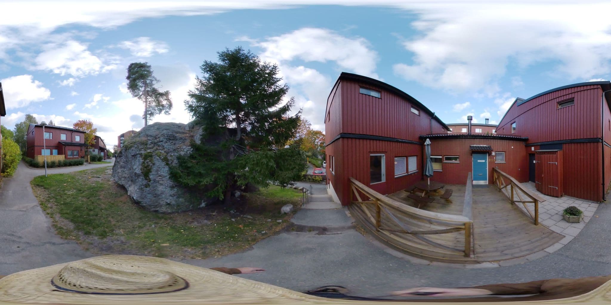 Street view near Övernattningsrum Stora Stenen, Fittja — © bruno360 (CC BY-SA · Mapillary)