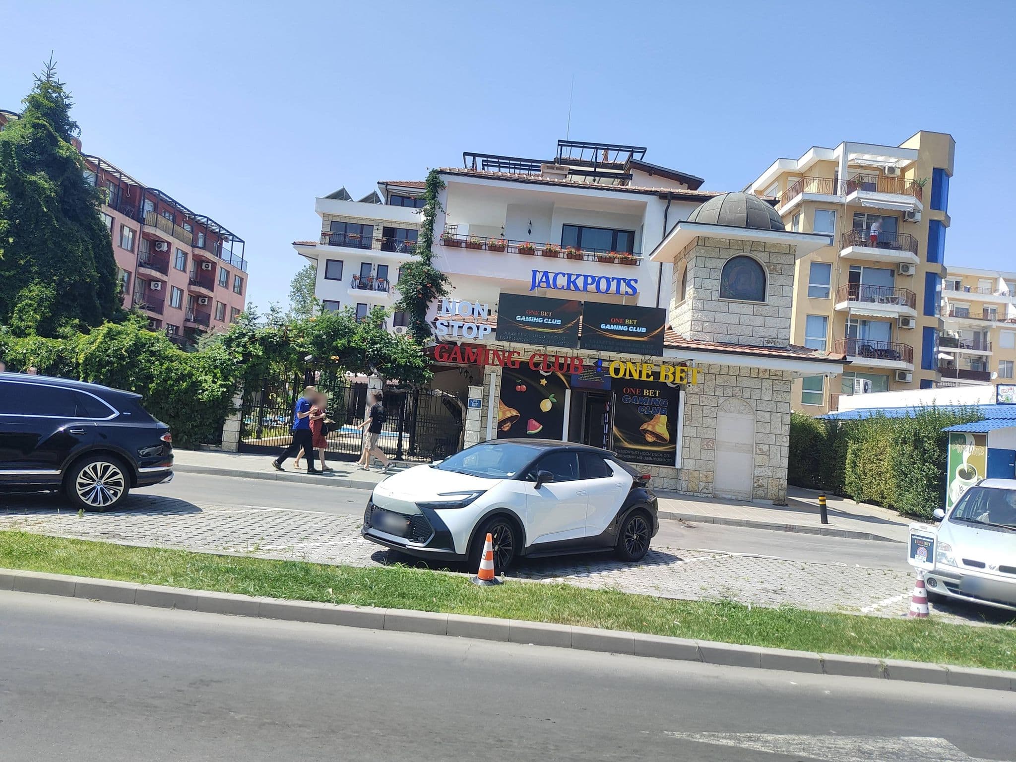 Street view near Lion Sunny Beach, Nesebar
